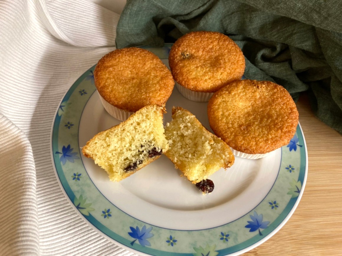 Kokos-Muffins mit Cranberries - Rezept