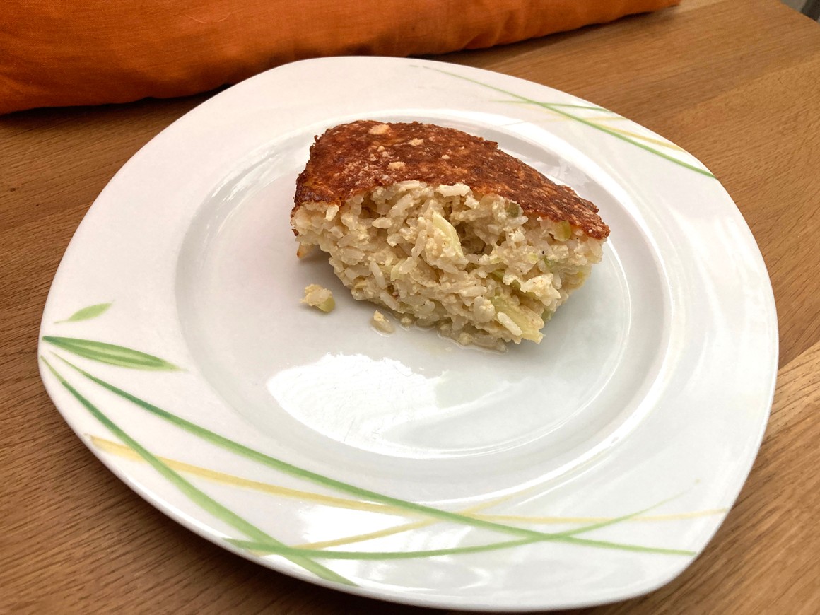 Zucchini-Reis-Auflauf