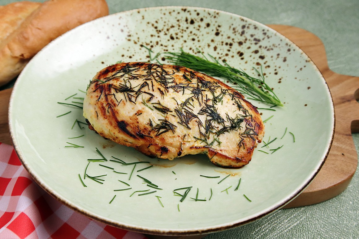 Putenbrustfilet in Honig mariniert