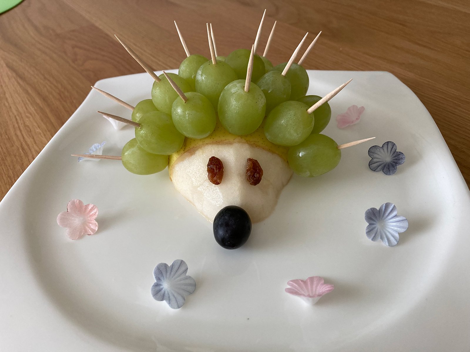 Obst-Igel - Rezept