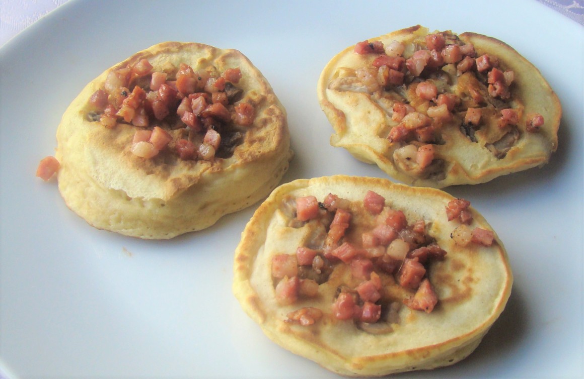 Herzhafte Pancakes