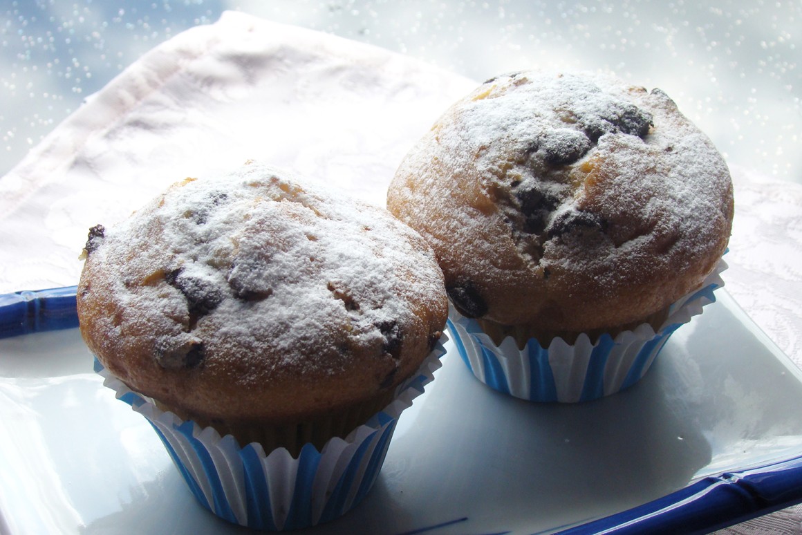 Muffins mit Nougat
