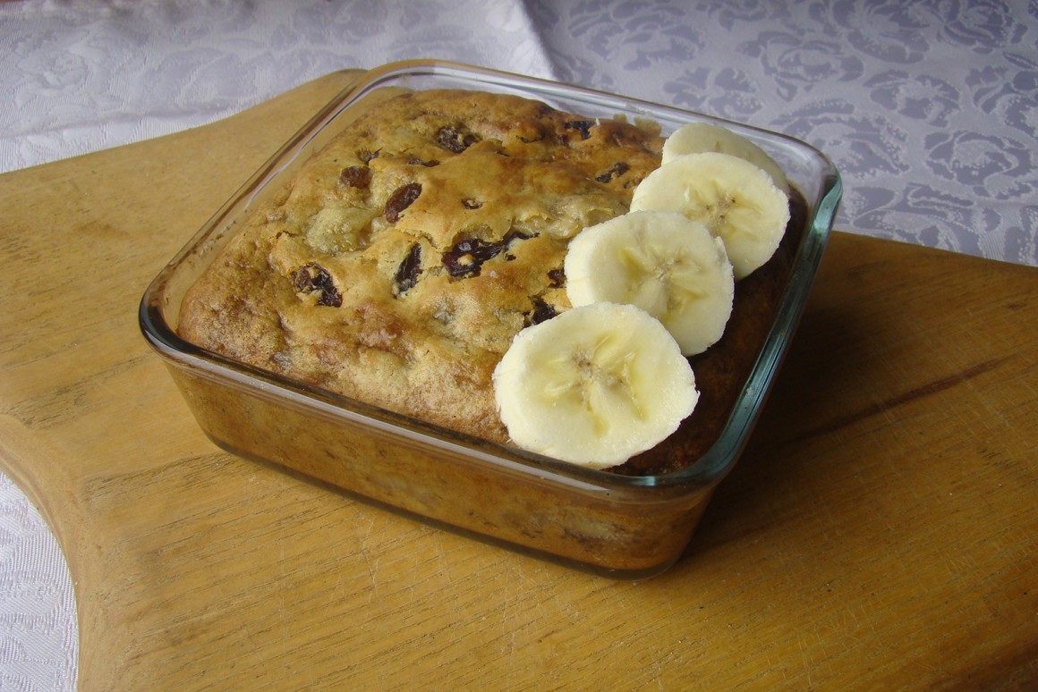 Bananenbrot mit Cranberries