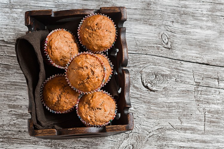 Vollkorn-Bananen-Muffins