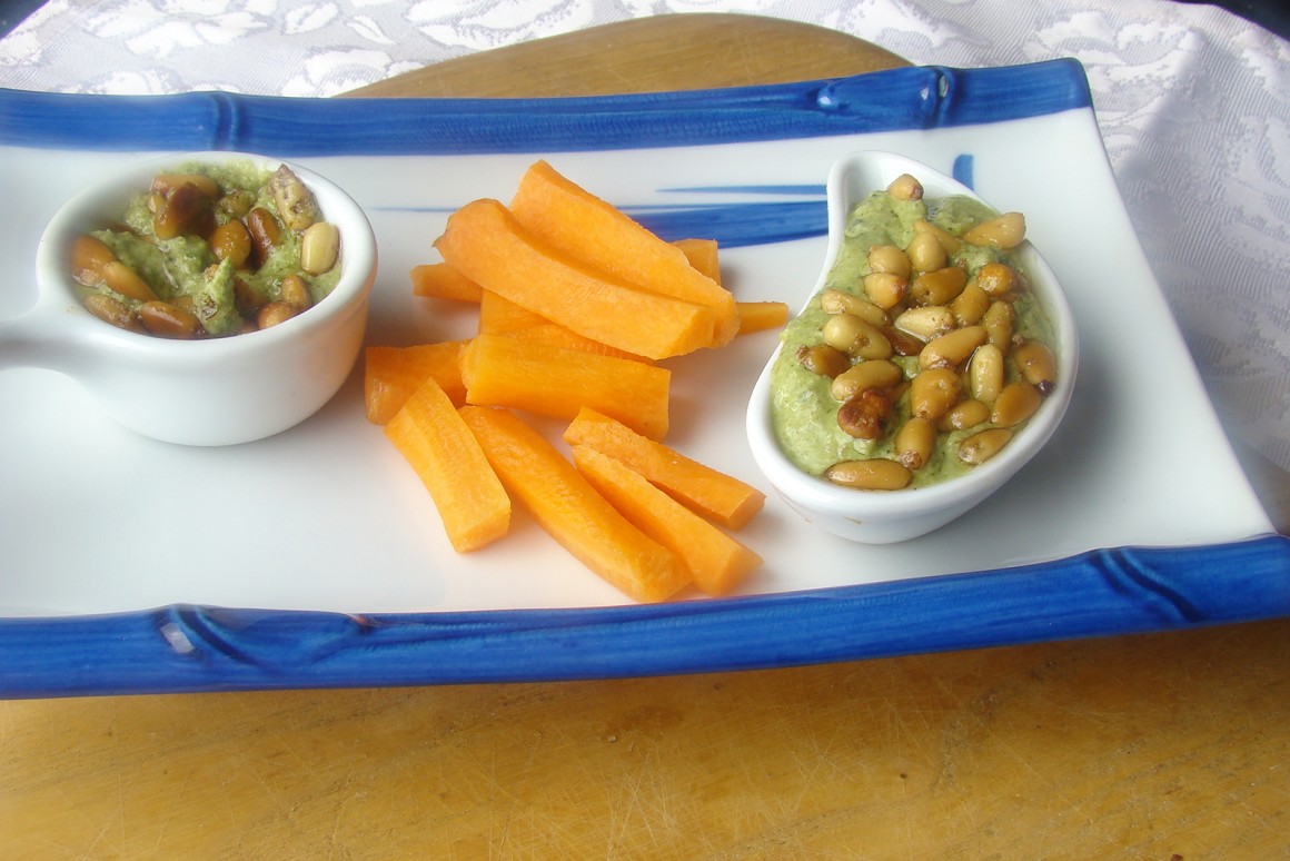 Kräuter-Pesto mit Ricotta