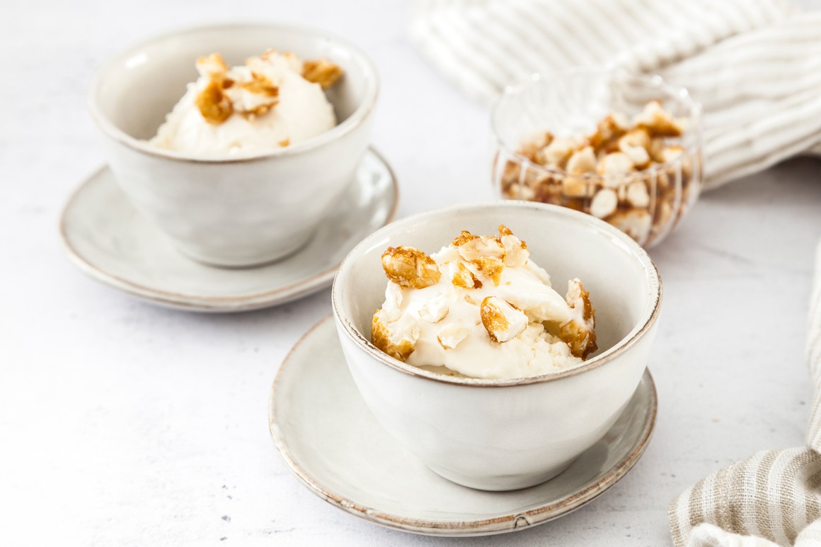 Weiße Schokolade-Eis