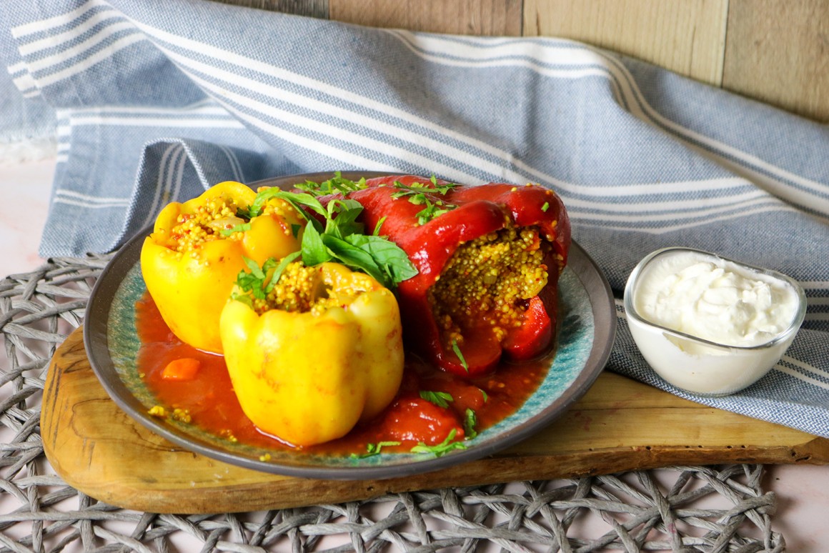 Gefüllte Paprika mit Quinoa - Rezept