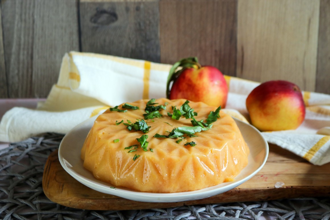 Pfirsichpudding