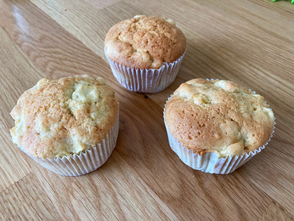 Einfache Apfelmuffins
