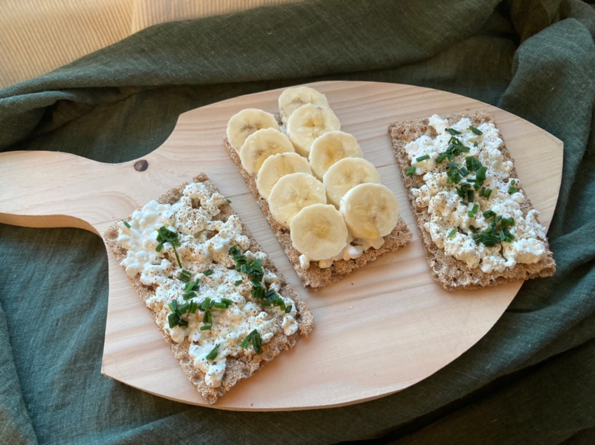 Frischkäse Schnittchen süß-pikant