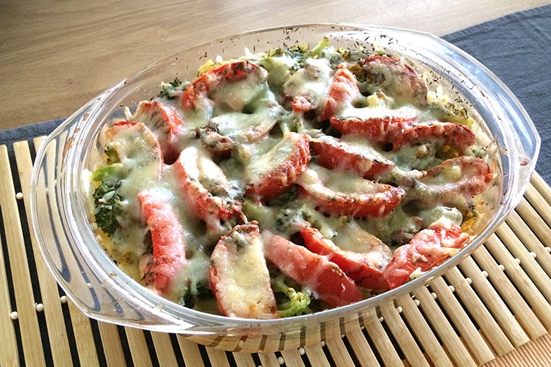 Tomaten-Brokkoli-Auflauf