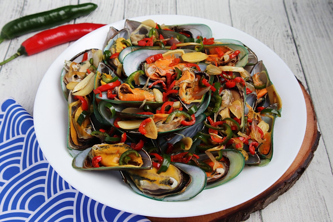 Würzige Muschelpfanne
