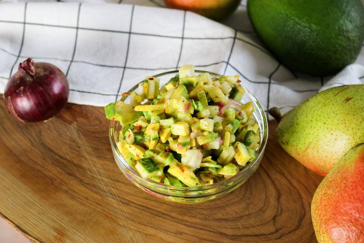 Avocado-Birnen-Tatar