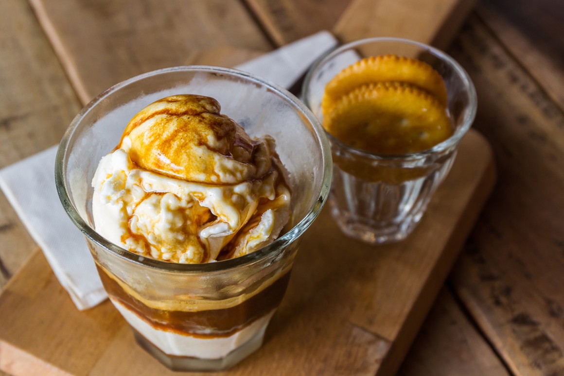 Affogato al caffè
