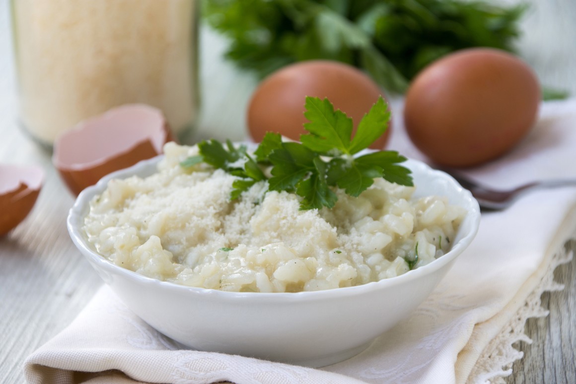 Risotto mit Ei