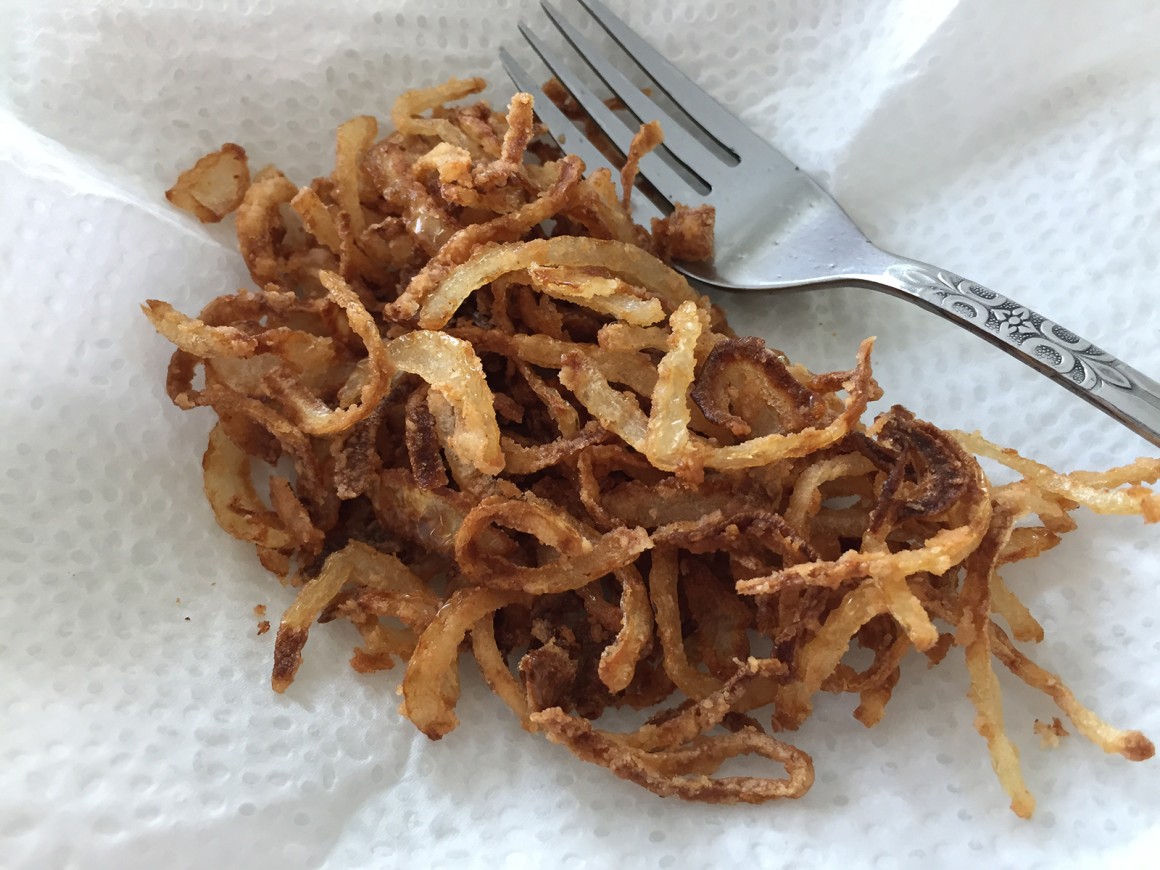 Röstzwiebeln mit Zucker