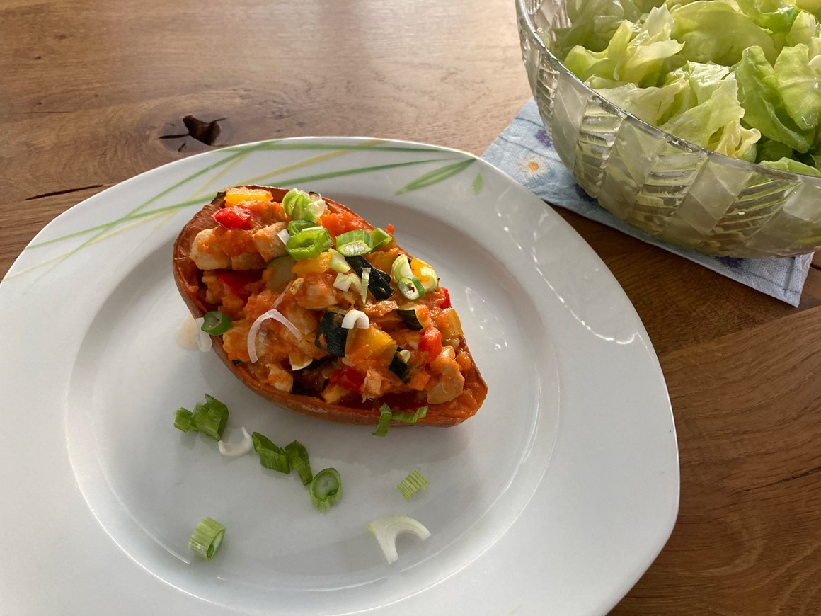 Süßkartoffeln aus dem Ofen
