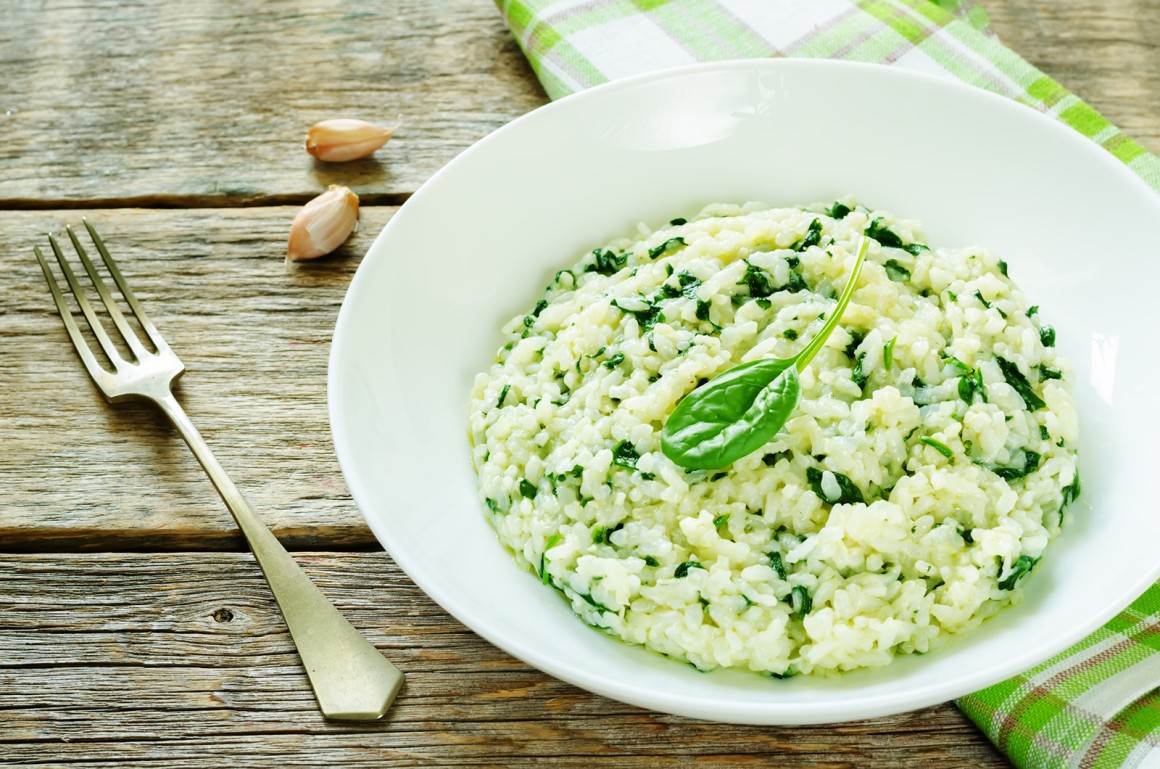 Spinat-Risotto - Rezept