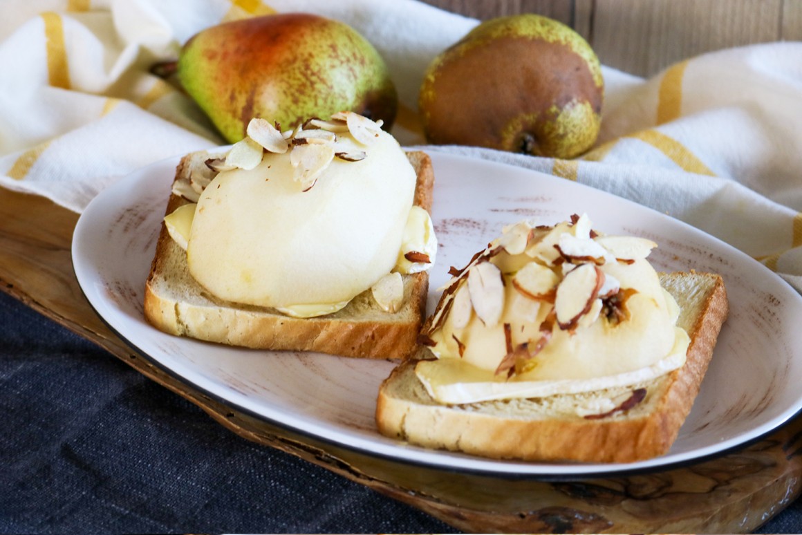 Camembert-Birnen