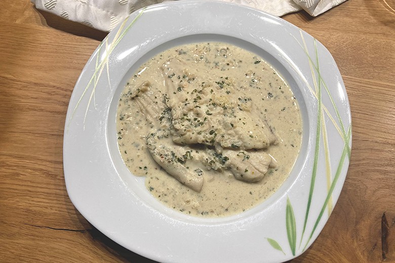 Sahniges Schollenfilet