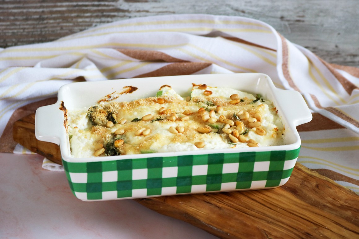 Zucchini-Quark-Lasagne