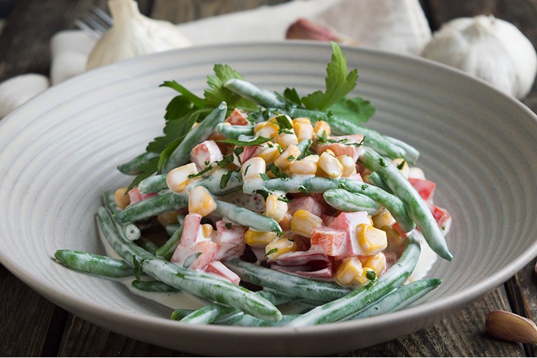 Grüne-Bohnen-Salat