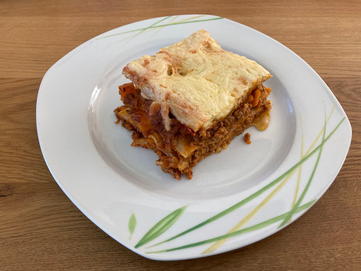 Lasagne mit Kürbis