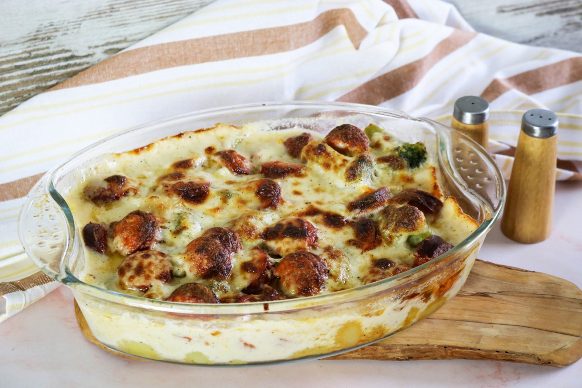 Gnocchi-Brokkoli Auflauf