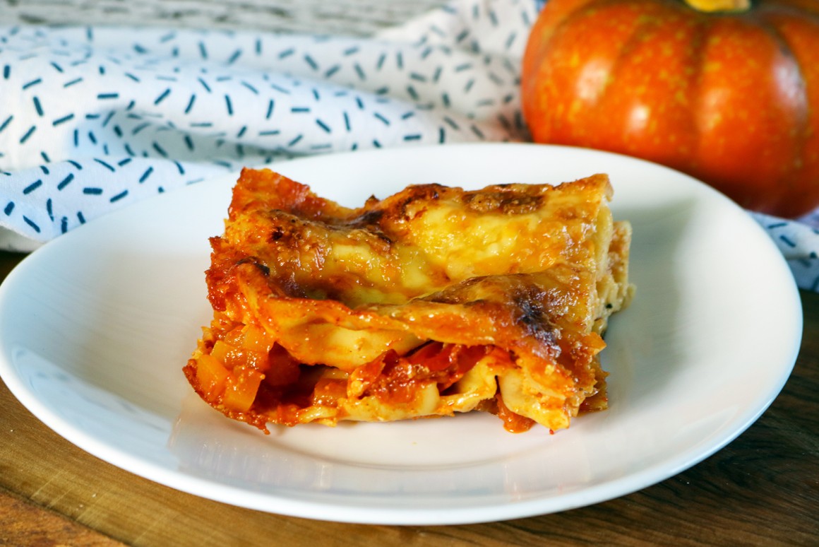 Einfache Kürbislasagne