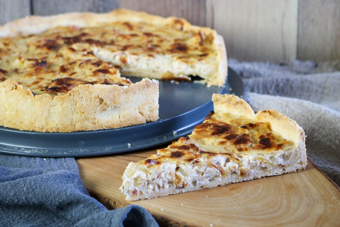 Elsässer Zwiebelkuchen - Rezept