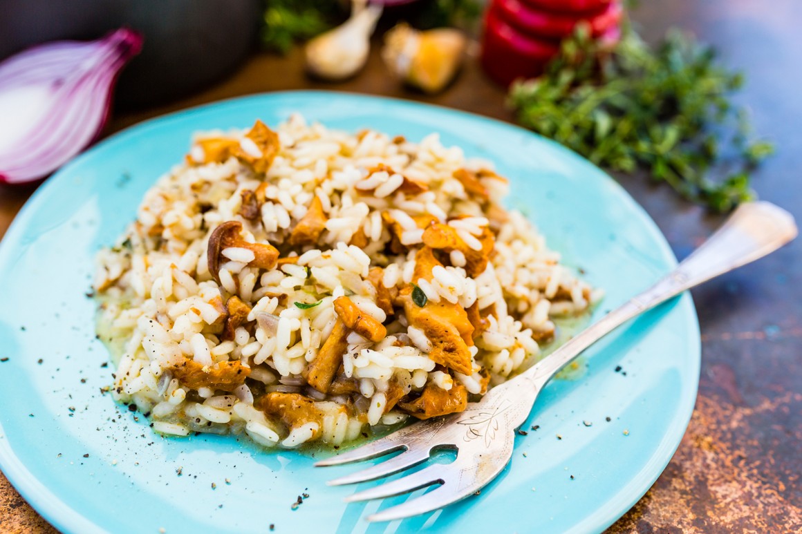 Pfifferlinge-Risotto