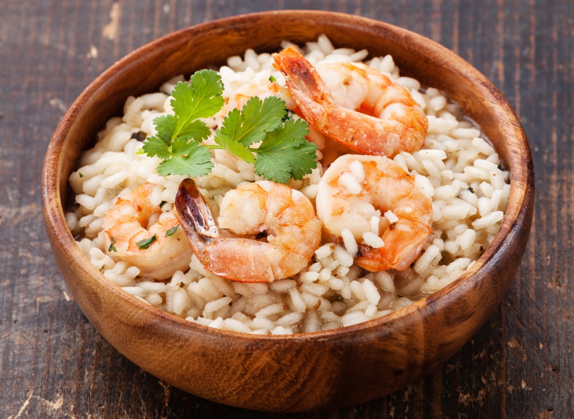 Shrimps-Risotto - Rezept