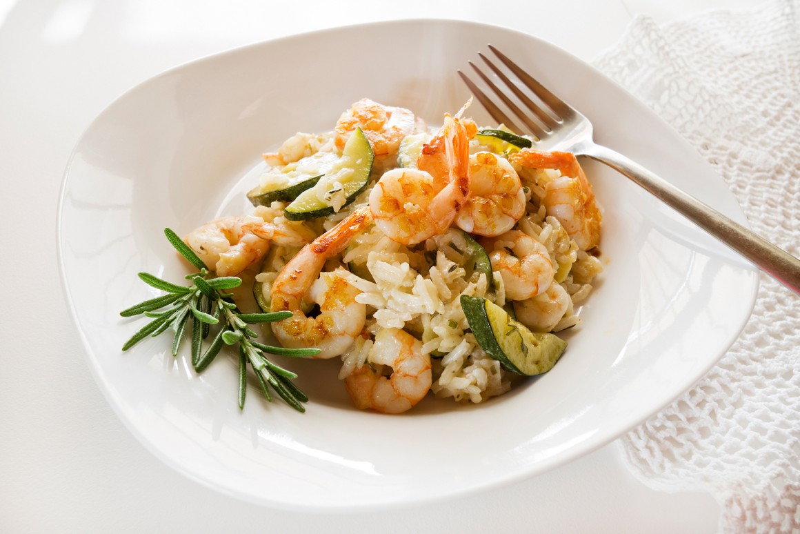 Garnelen-Risotto