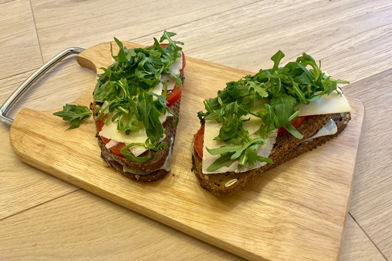 Knuspriges Veggie-Ofen-Sandwich