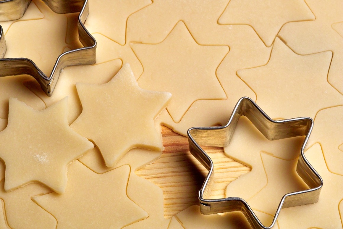 Einfache Butterkekse ohne Ei