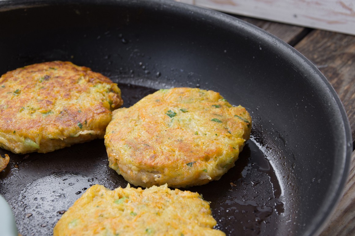 Gemüsebratlinge mit Käse - Rezept