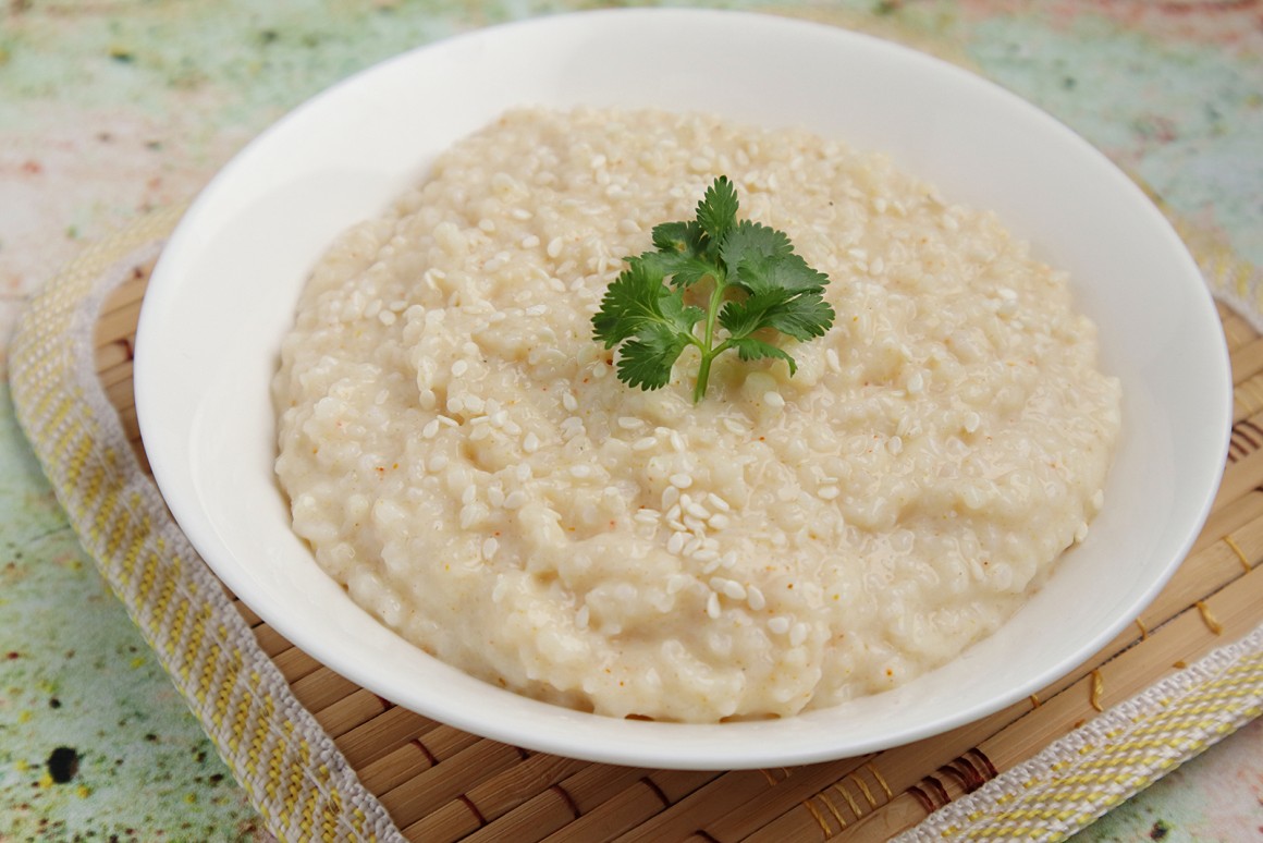 Herzhafte Curryreiscreme