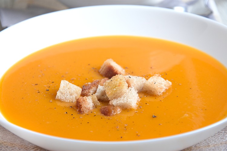 Süßkartoffel-Orangen-Suppe