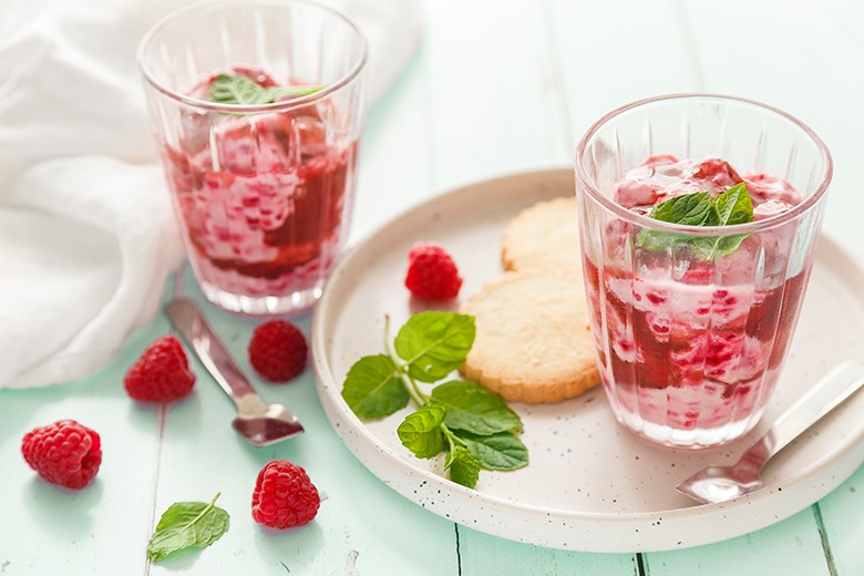 Himbeer-Joghurt-Creme