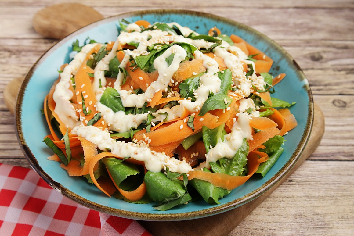 Möhrensalat mit Sojadressing