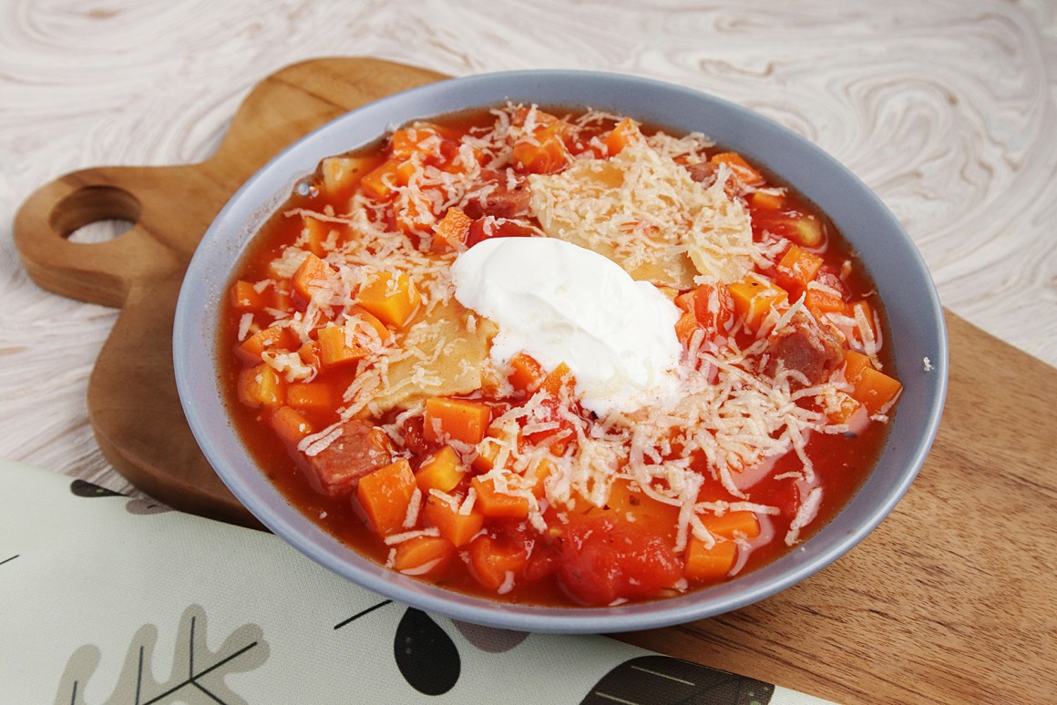 Einfache Lasagne-Suppe