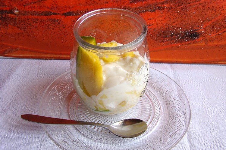 Veganer Mango-Milchreis