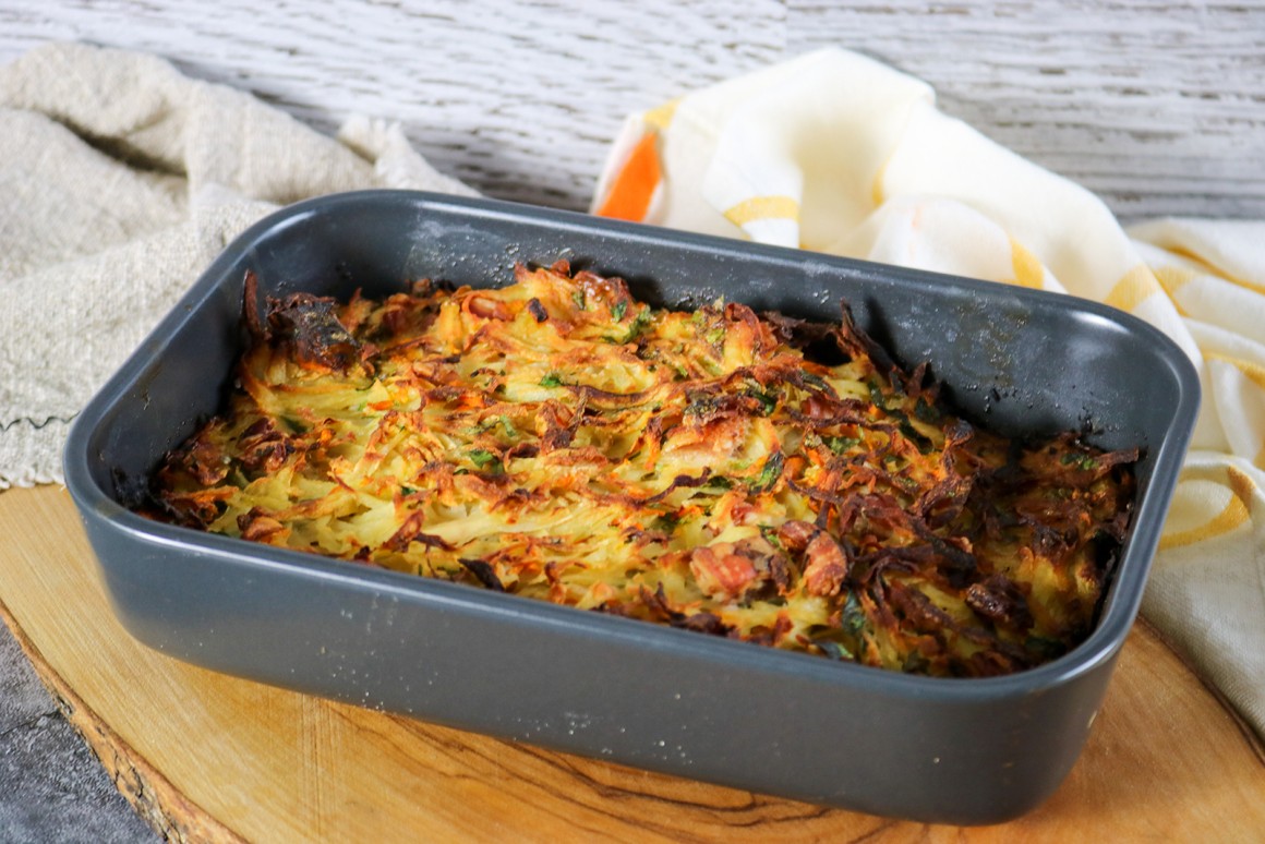 Kartoffel-Pfannkuchen-Auflauf - Rezept