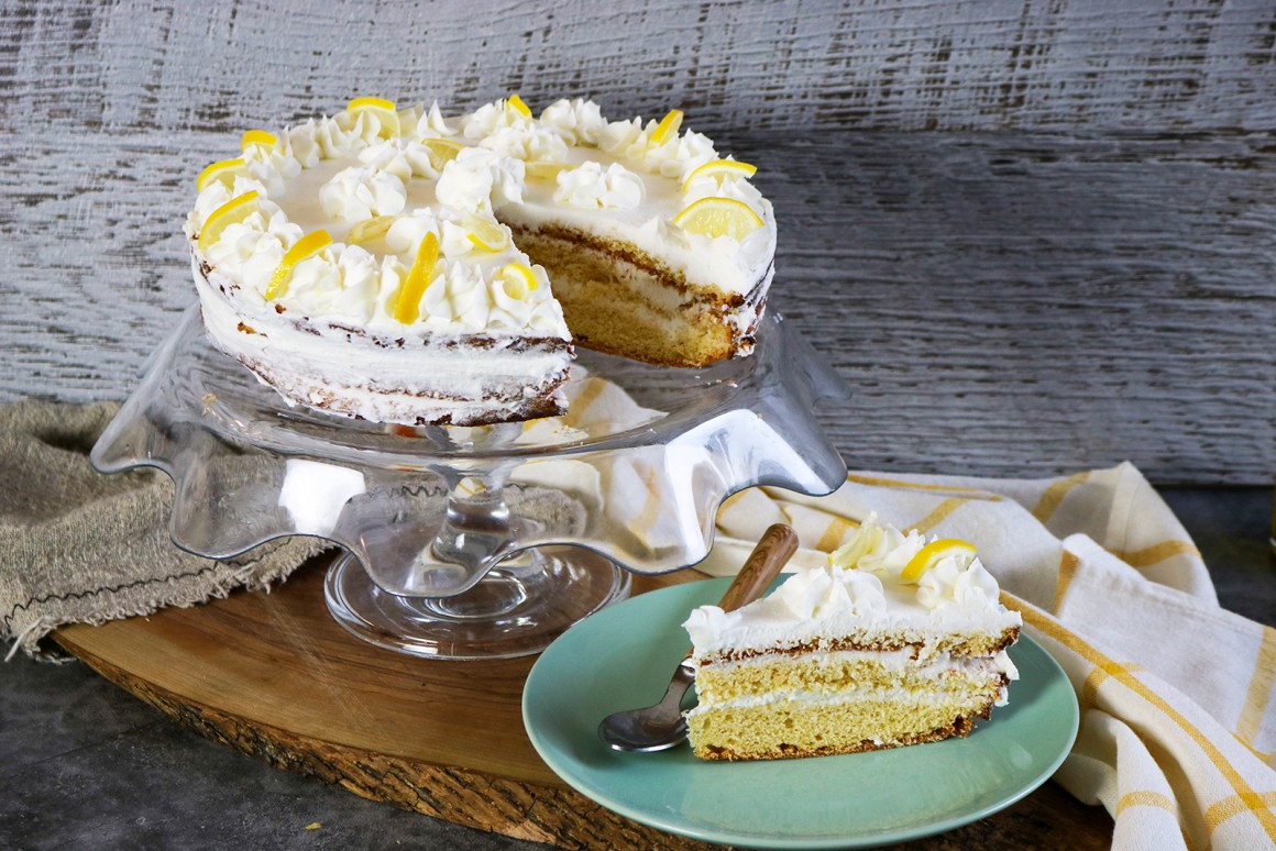 Zitronentorte mit Mascarpone