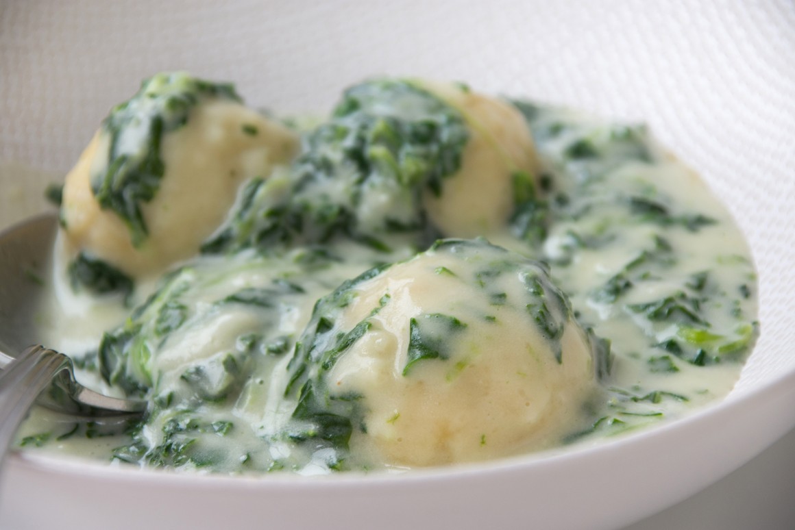 Einfache Spinat-Käse-Sauce