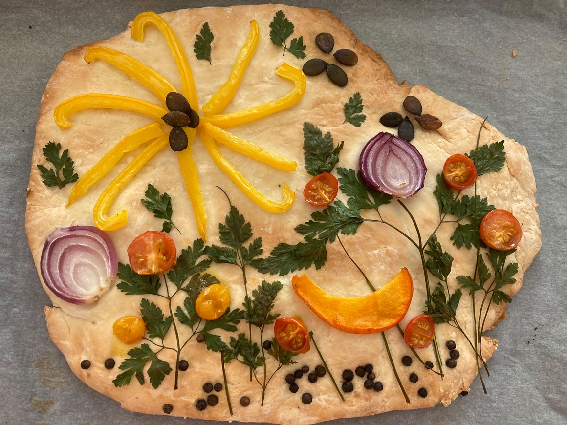 Focaccia garden