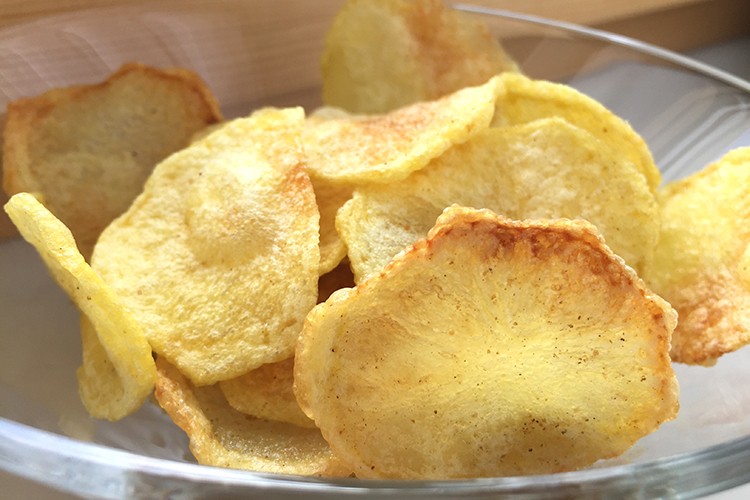 Knusprige Kartoffelchips