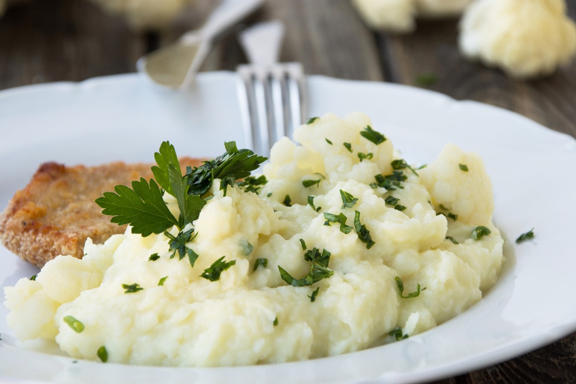 Blumenkohlpüree mit Kartoffeln