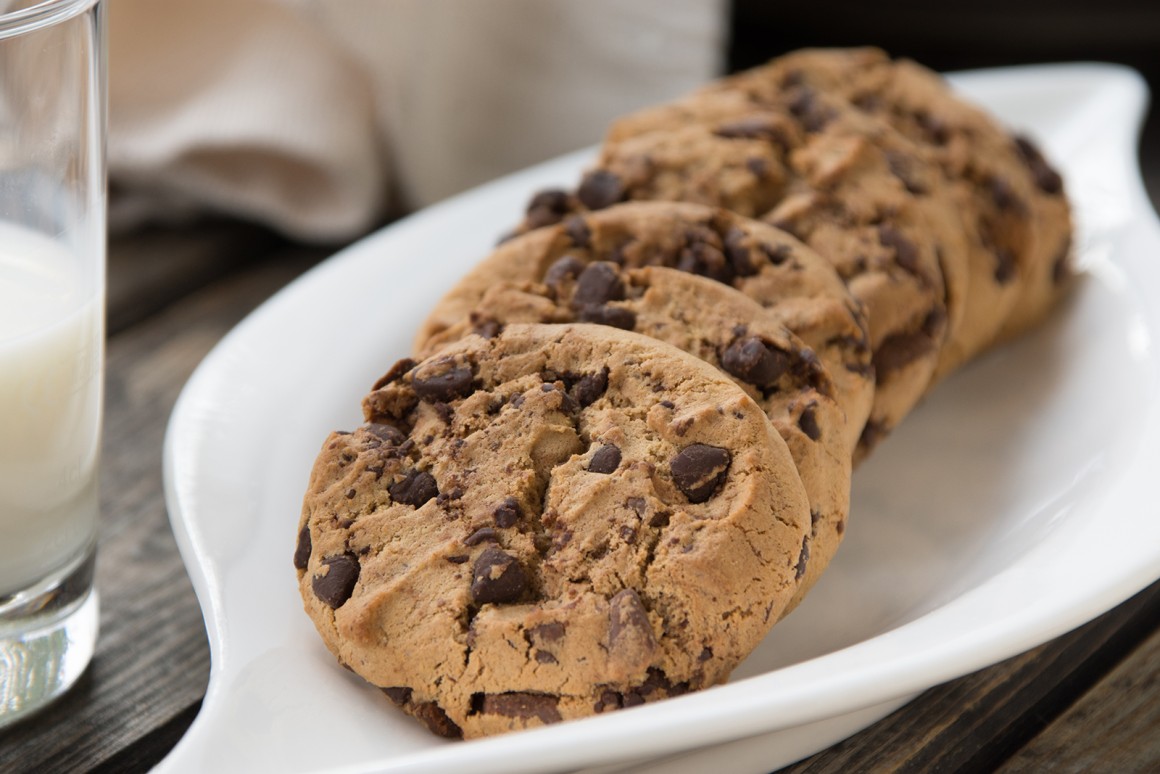 Erdnuss-Cookies mit Schokotröpfchen - Rezept