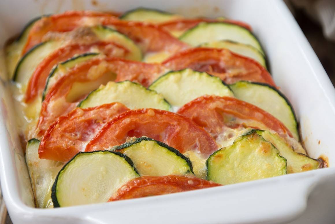 Tomaten-Zucchini-Auflauf
